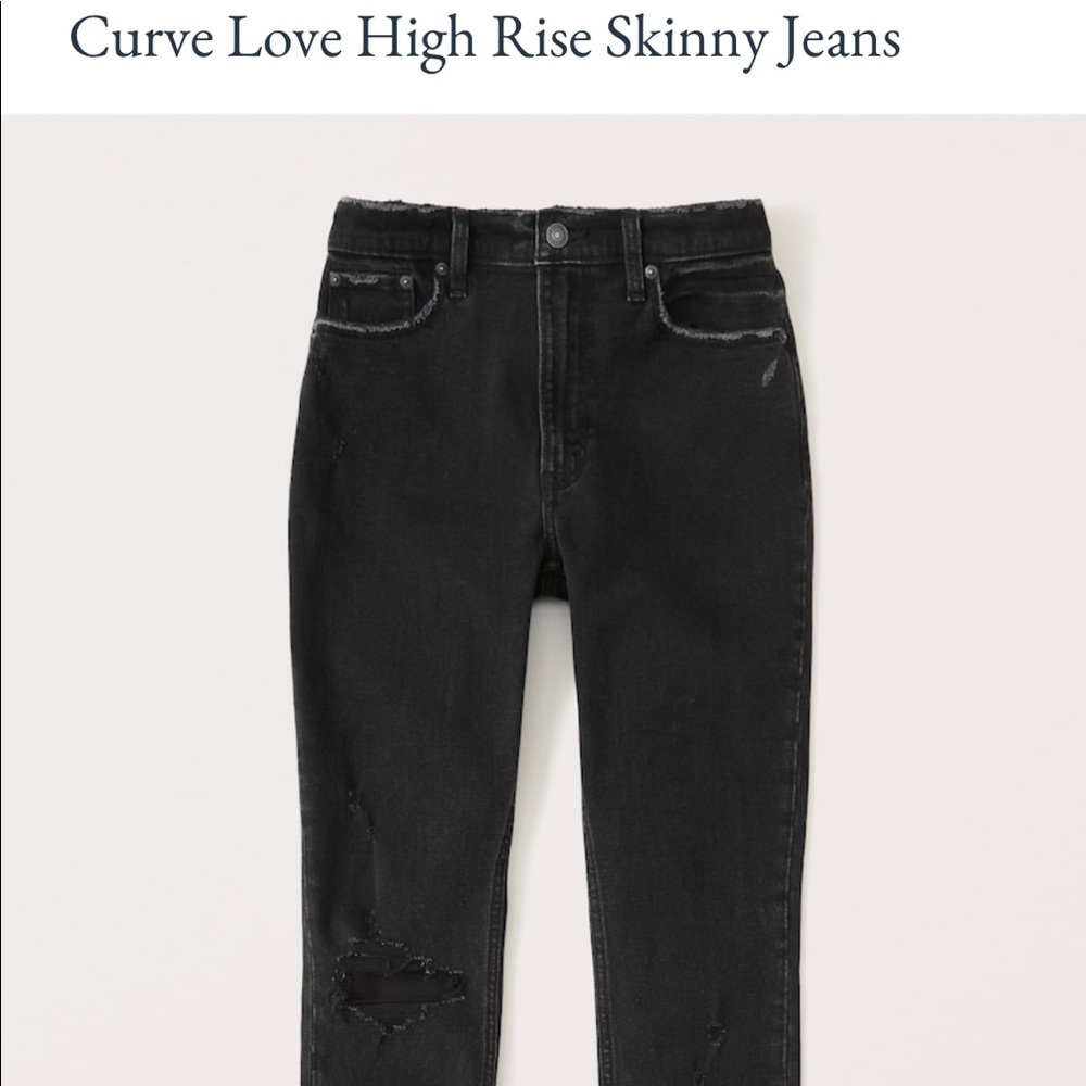 Abercrombie and Fitch Curve Love High Rise Skinny